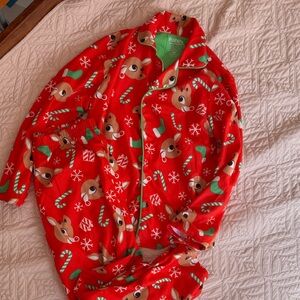 Red Reindeer Kids Pajamas